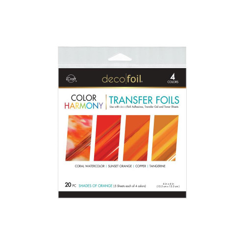Thermoweb Deco Foil Shades of Orange Harmony Foil Pack